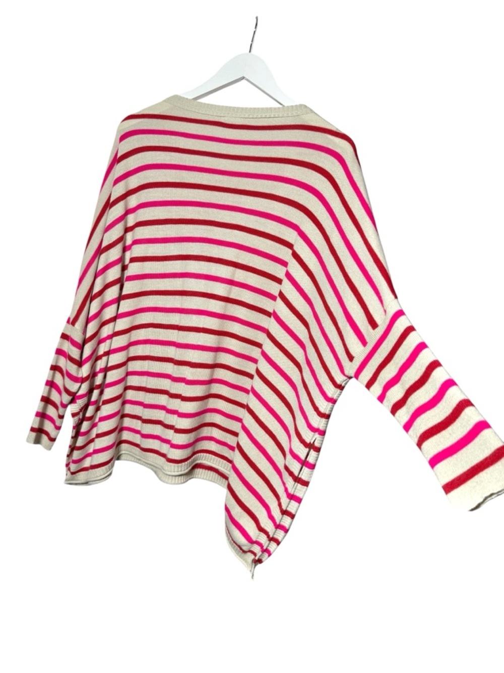 MERSEA Catalina Crewneck Sweater in Poppy Stripe OS - Picture 9 of 11